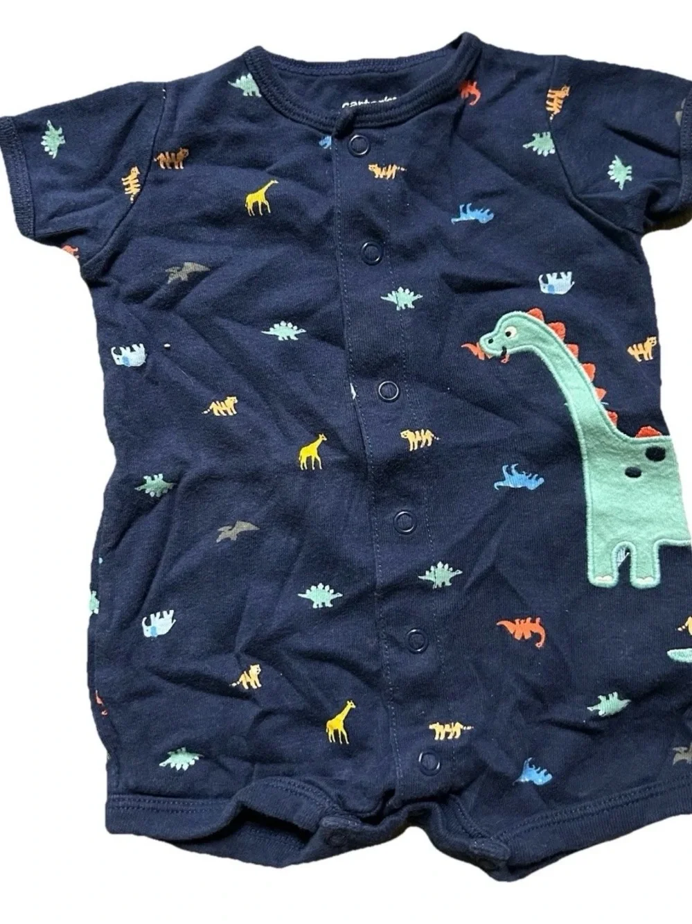 Baby Boy Summer Clothing Shorts Polo Romper Short Sleeve Size 0-3 Months